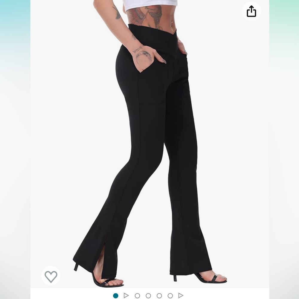 LUYAA WOMANS FLARE CASUAL YOGA PANTS